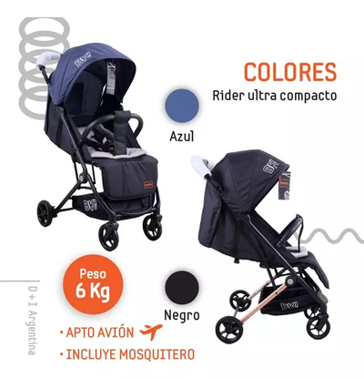 COCHE CUNA ULTRACOMPACTO BIPOKIDS BBS123 APTO AVIÓN