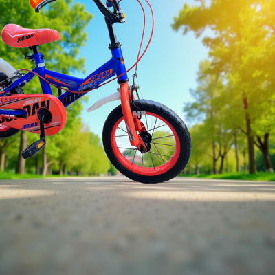 BICICLETA JORDAN R12 AZUL Y NARANJA