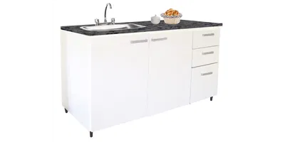 BAJO MESADA PLATINUM 1,40 M BLANCO 0300603