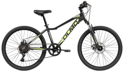 BICICLETA OLMO ZAFARI 240 NEGRA/VERDE R.24 T.14