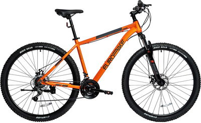 BICICLETA EUROBIKE PRAGA 3.0 PLUS ALUMINIO R29 T. M/L NARANJA Y NEGRA