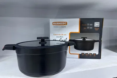 CACEROLA MARMICOC DIE CAST BLACK 28 CM BKDC-TS28