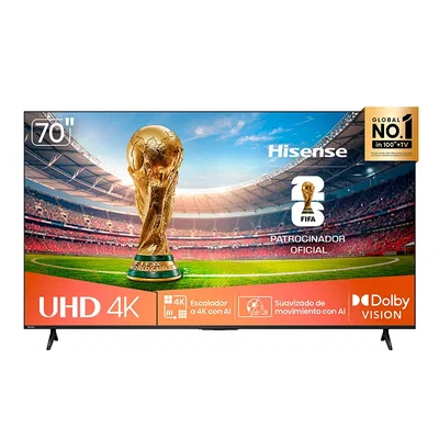 SMART TV HISENSE 70" 70A6NV 4K VIDAA