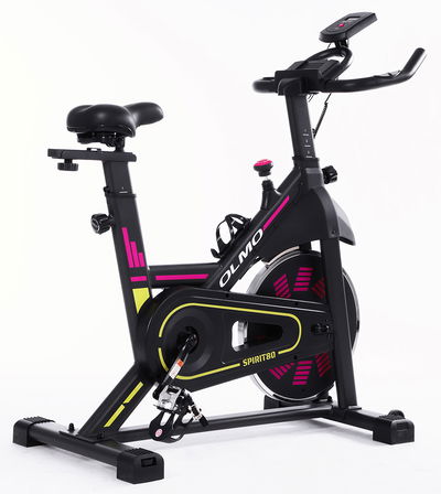 BICICLETA INDOOR SPIRIT 80 NEGRO/FUCSIA