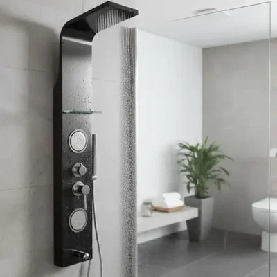 DUCHA ESCOCESA WAGGS DES03N 4 MODOS 2 JETS NEGRA