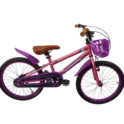 BICICLETA DE PASEO FIAT 500 ROSA