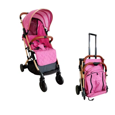 COCHE SISTEMA VALIJA FUNKY ASTON-3 ROSA