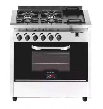COCINA INDUSTRIAL EN ACERO INOXIDABLE USMAN COMPACT  C/PLANCHA P/V R/A