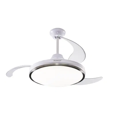 VENTILADOR PEABODY DE TECHO CON LUZ PE-VTRDC425B