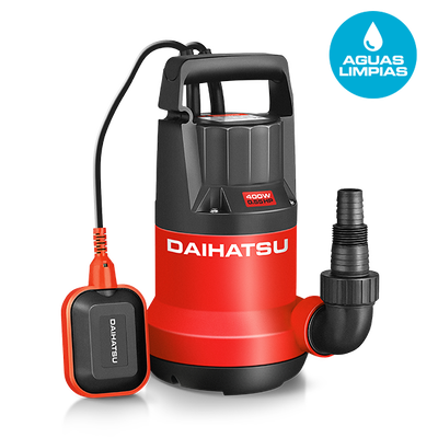 BOMBA SUMERGIBLE ELÉCTRICA DAIHATSU AGUA LIMPIA 220V 400W BSL400P
