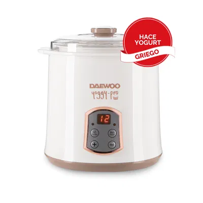 YOGURTERA ELÉCTRICA YOGGY PRO FILTRO YOGURT GRIEGO 2L DAEWOO DYM-672T