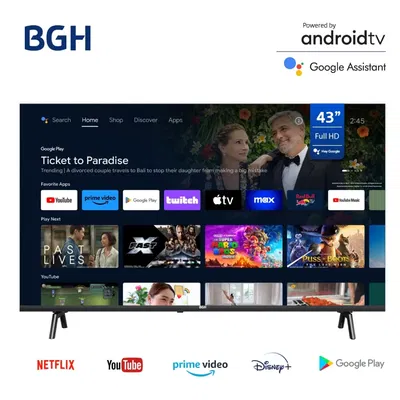 SMART TV LED 43" BGH B4325FS5A ANDROID