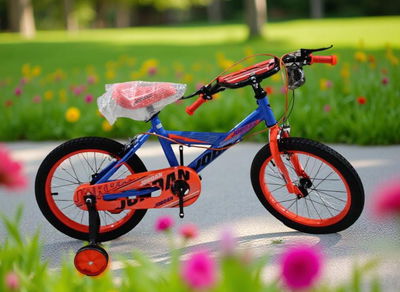 BICICLETA R16 JORDAN NARANJA Y AZUL