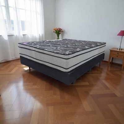 SOMMIER Y COLCHON 2 PLAZAS GALA BARDO ESPUMA 140X190X30