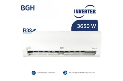 AIRE ACONDICIONADO BGH INVERTER 3650W BSI37WCNX