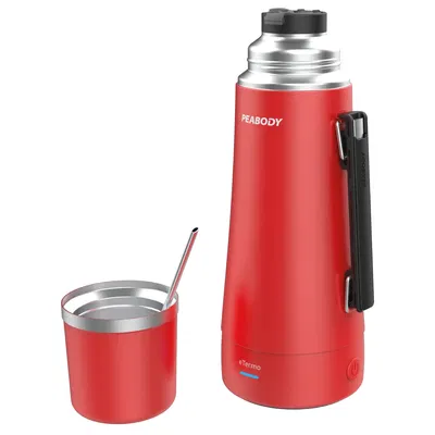 ETERMO PEABODY INOXIDABLE CON BOMBILLA PE-ET1001R