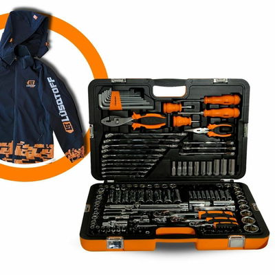 SET DE HERRAMIENTAS LUSQTOFF RACING 150 PIEZAS + CAMPERA SHL150-9