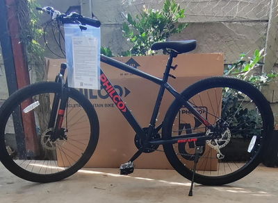 BICICLETA MTB ACERO 29 PHILCO ESCAPE ECO 21 VEL NEGRA T.18