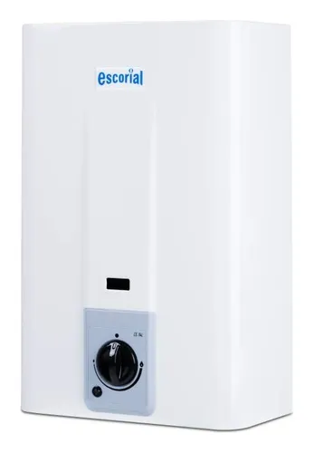 CALEFÓN A GAS ESCORIAL GAS ENVASADO SIN LLAMA CE-14L BLANCO TIPO DE GAS GLP