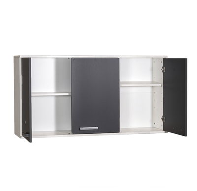 ALACENA PLATINUM 1,20 M BLANCO/GRIS GRAFITO