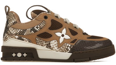 Louis Vuitton Skate "Brown Snakeskin"