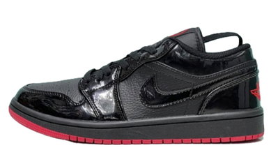 Jordan Low Patent "Black Sole Red"