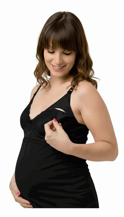 Camisón Valentina Negro 1 al 3