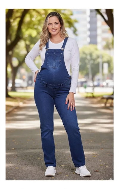 Jardinero Jeans Recto Talle 1 AL 6