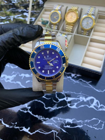 Rolex Submariner Azul + Billetera Cuero de Regalo +  Envio Gratis