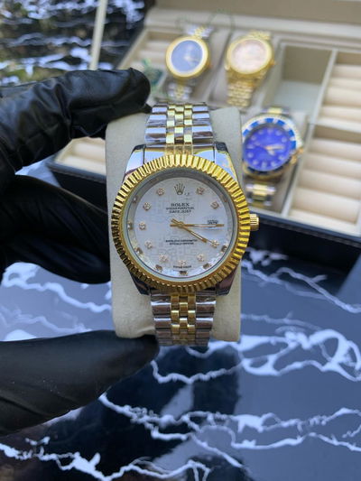 Rolex President Blanco + Billetera Cuero de Regalo +  Envio Gratis