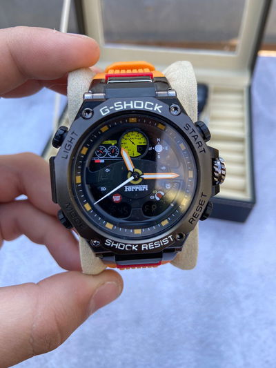 G Shock Scuderia Ferrari + Billetera Cuero de Regalo +  Envio Gratis