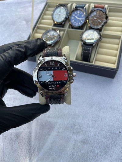 Tommy Man Cuero Marron + Billetera Cuero de Regalo + Envio Gratis