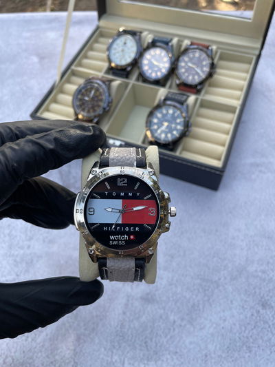 Tommy Man Cuero Gris + Billetera Cuero de Regalo + Envio Gratis