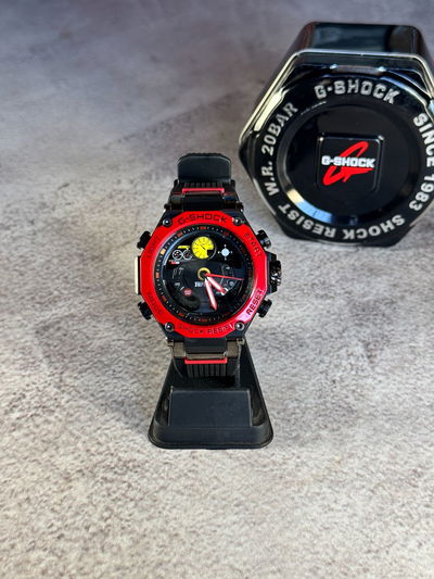 G Shock Ferrari Rosso Corso + Billetera Cuero de Regalo +  Envio Gratis