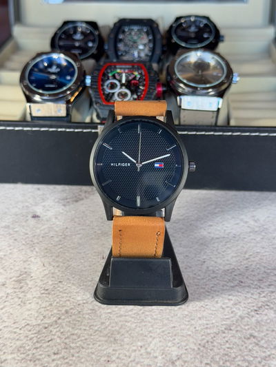 Tommy Cuero Marron negro + Billetera Cuero de Regalo + Envio Gratis