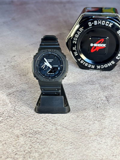 G Shock GA2100 Full Black + Billetera Cuero de Regalo +  Envio Gratis