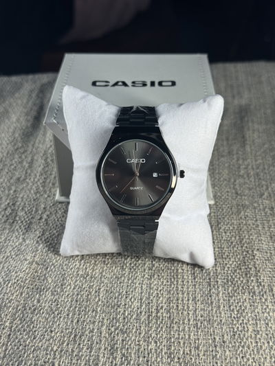 Casio Runner Full Black + Billetera Cuero de Regalo +  Envio Gratis