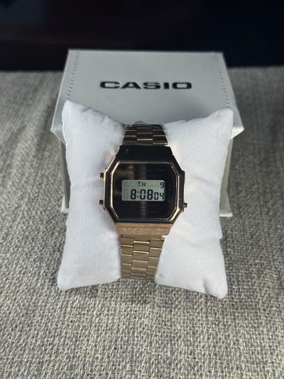 Casio Vintage Dorado + Billetera Cuero de Regalo +  Envio Gratis
