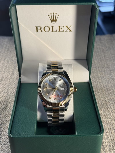 Rolex Date Just Two Tone  41mm AA+ SemiAutomatico- Correa Presidente + Estuche