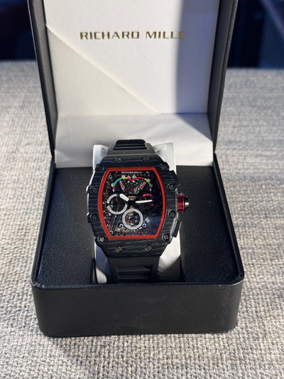 Richard Mille RM011 AAA Negro + Estuche