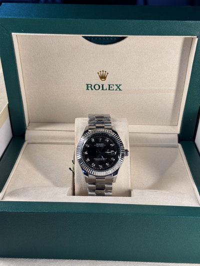 Rolex Date Just Presidente AAA-Automatico- Full set ( Caja, papeles, tarjeta, Paño)