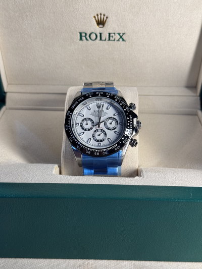 Rolex Daytona Panda AA+ Cronografo y Bizel Funcional + Estuche