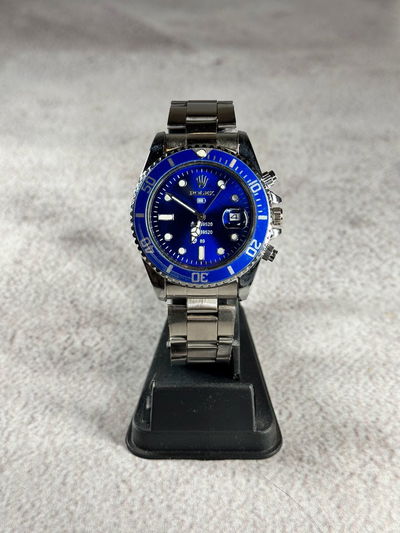 Submariner Azul Acero 2X1 + Billetera Cuero de Regalo + Envio Gratis