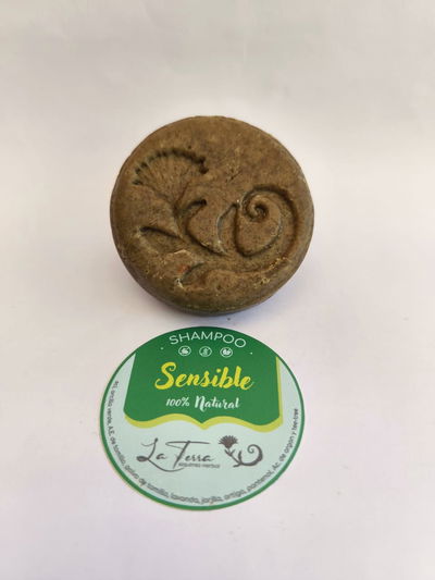 Shampoo Solido para cueros cabelludos sensibles 