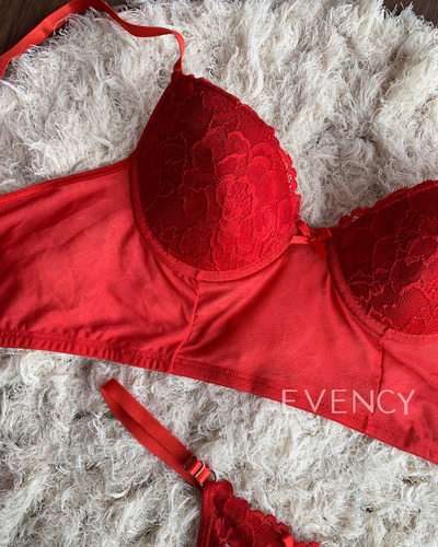 E101 - Bustier Maddy Rojo