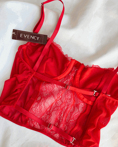 E121 - Corset Rojo 
