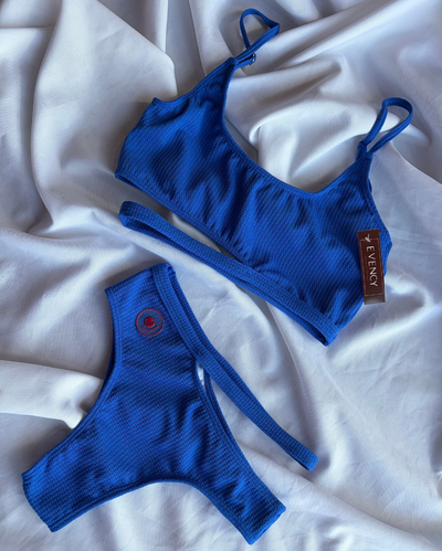 E75 -Cherita Texturada Azul