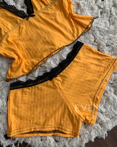 E107 - Pijama Morly Naranja T85