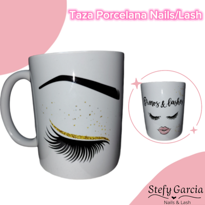 Taza de Porcelana Nails y Lash