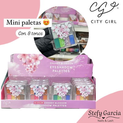 Mini Paletas de Sombras 8 Tonos
